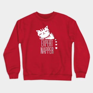 Expert Napper Kitty Cat Crewneck Sweatshirt